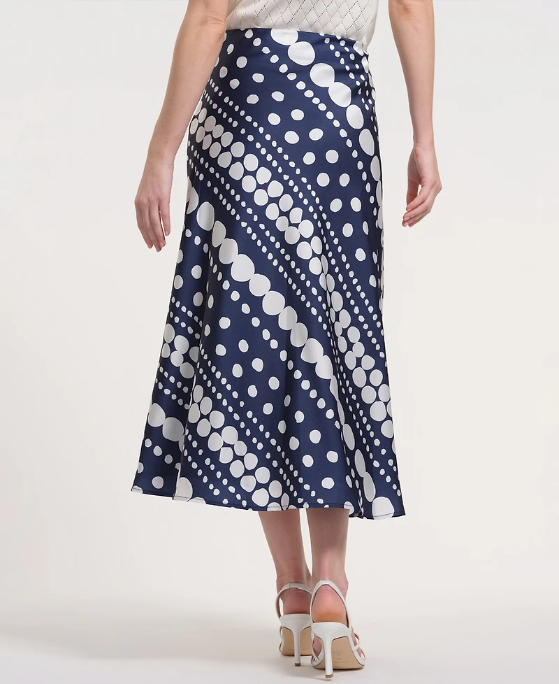 Isaac Mizrahi Women's Printed Maxi Long Skirt