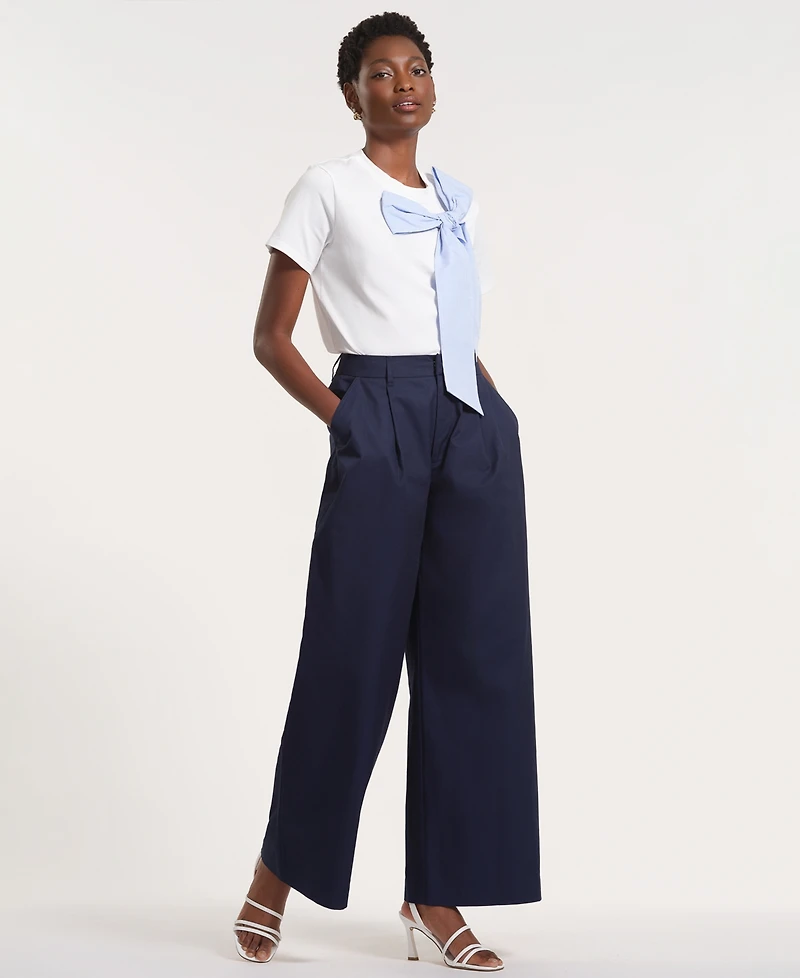 Isaac Mizrahi Women's Wide-Leg Pants