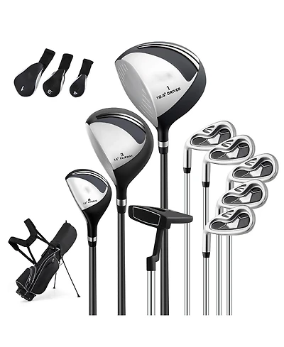 Mecale Men s Left-Handed Complete Golf Club Set with Stand Bag, Lightweight & Portable
