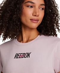 Reebok Women's Short-Sleeve Crew Neck Pull-On T-Shirt