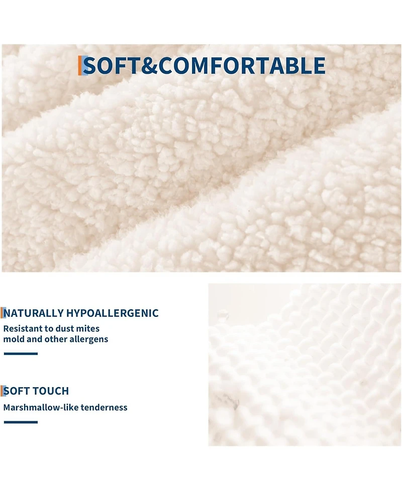 gaomon Bed Frame Adjustable Upholstered Headboard Storage Drawers Boucle Lamb Fleece Led Kids Bed Wood Slats