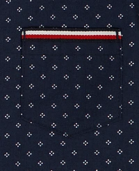 Tommy Hilfiger Baby Boys' Printed Poplin Short-Sleeve Shirt and Twill Shorts, 2-Piece Set