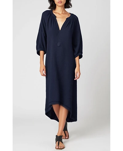Ocean+Main Women's Gauze Dress with Pockets