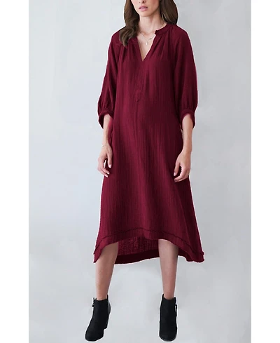 Ocean+Main Women's Gauze Dress with Pockets