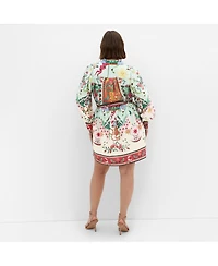 City Chic Women's Ezra Dreamscape Print Mini Dress