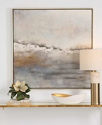 Uttermost Storm Clouds Hand Painted Canvas