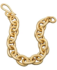 Donna Karan Gold-Tone Statement Link Flex Bracelet
