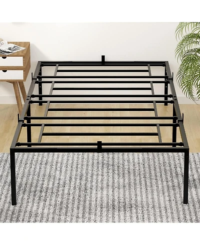 gaomon Twin Metal Platform Bed Frame with Storage Steel Slats No Box Spring Mattress Foundation Easy To Assemble
