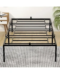 gaomon Twin Metal Platform Bed Frame with Storage Steel Slats No Box Spring Mattress Foundation Easy To Assemble