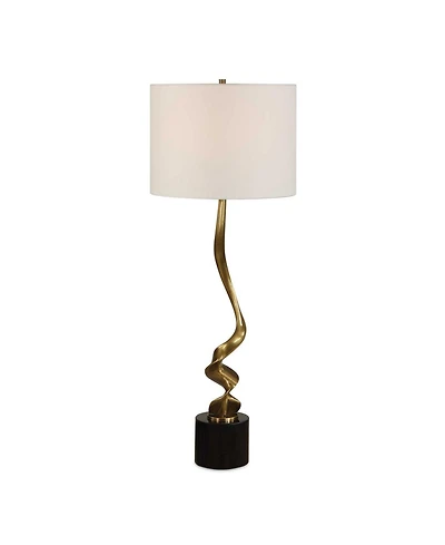 Uttermost Spiraling 35" Metal Cordless Buffet Table Lamp