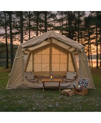 Streamdale Furniture Inflatable Camping Tent 4-6 Person, Easy Setup, 8.2'x10.5