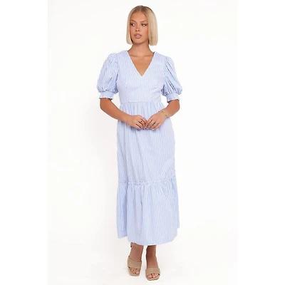 Petal and Pup Women's Steele Puff Sleeve Midi Dress