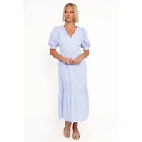 Petal and Pup Women's Steele Puff Sleeve Midi Dress