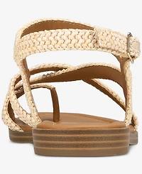 Style & Co Women's Riverr Raffia Flat Sandals, Macy's Exclusive