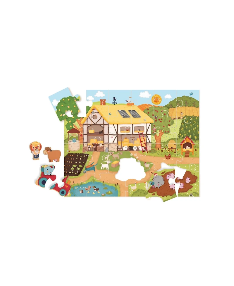 Bababoo and friends Happy Farm Activity Story Puzzle