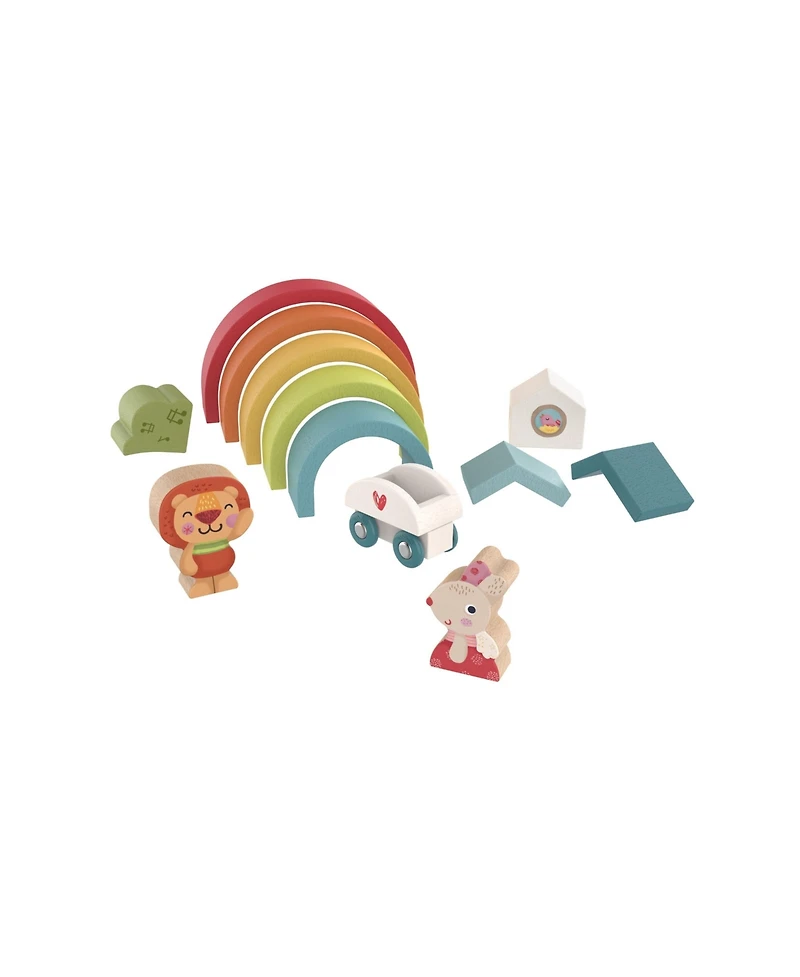 Bababoo and friends Enchanted Rainbow Roleplay Stacking Toy