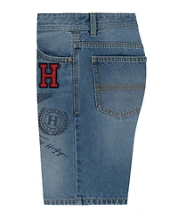 Tommy Hilfiger Boys' 2T-7 Varsity Regular Fit Denim Shorts