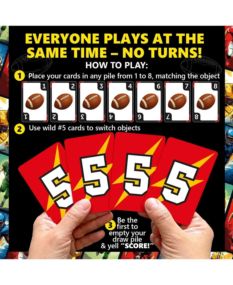 Quokka Fast-Paced Card Game for Kids & Adults – 128 Cards Easy Rules 2-8 Players Ages 8+ Perfect Family Games Night, Travel and Parties