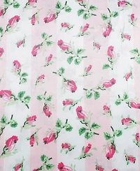 Betsey Johnson Rose Stripe Satin 2-Pc. Duvet Cover Set, Twin