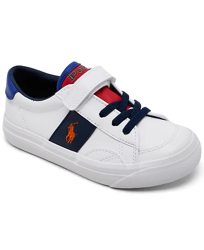 Polo Ralph Lauren Little Girls Ryley Fastening Strap Casual Sneakers from Finish Line