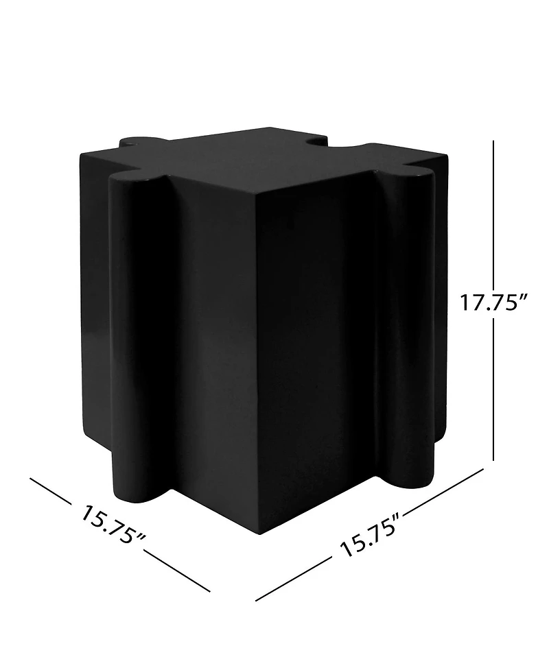 Streamdale Furniture Modular Outdoor Side Table with Puzzle Design