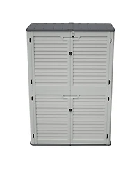 Streamdale Furniture Rust Proof Resin Garden Storage with Partitions - Weatherproof, Spacious, Uv Resistant