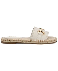 Mia Women's Cadiz Horsebit Espadrille Flat Slide Sandals