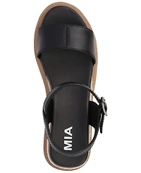 Mia Women's Ophidia Round Toe Wedge Sandals