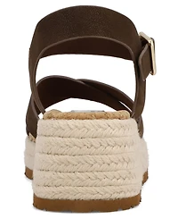 Mia Women's Nikky Round Toe Wedge Sandals