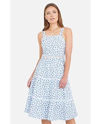 Yumi Women's Floral Midi Sun Dress