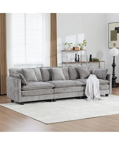 Streamdale Furniture Cloud Couch: Skin-friendly Chenille, Cloud-like Comfort