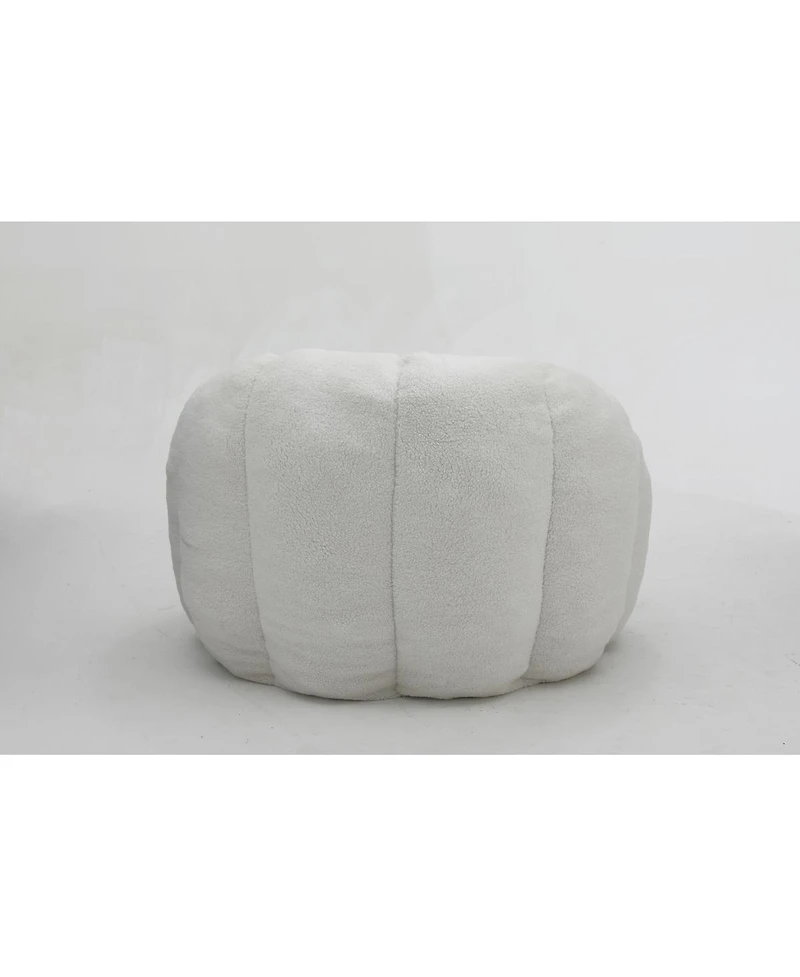 Streamdale Furniture Bean Bag Chair Sofa with Armrests, Stuffed High-Density Foam Lazy Sofa for Adults