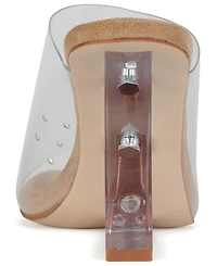 Jeffrey Campbell Women's Acetate Vinyl Wedge Heel Sandals