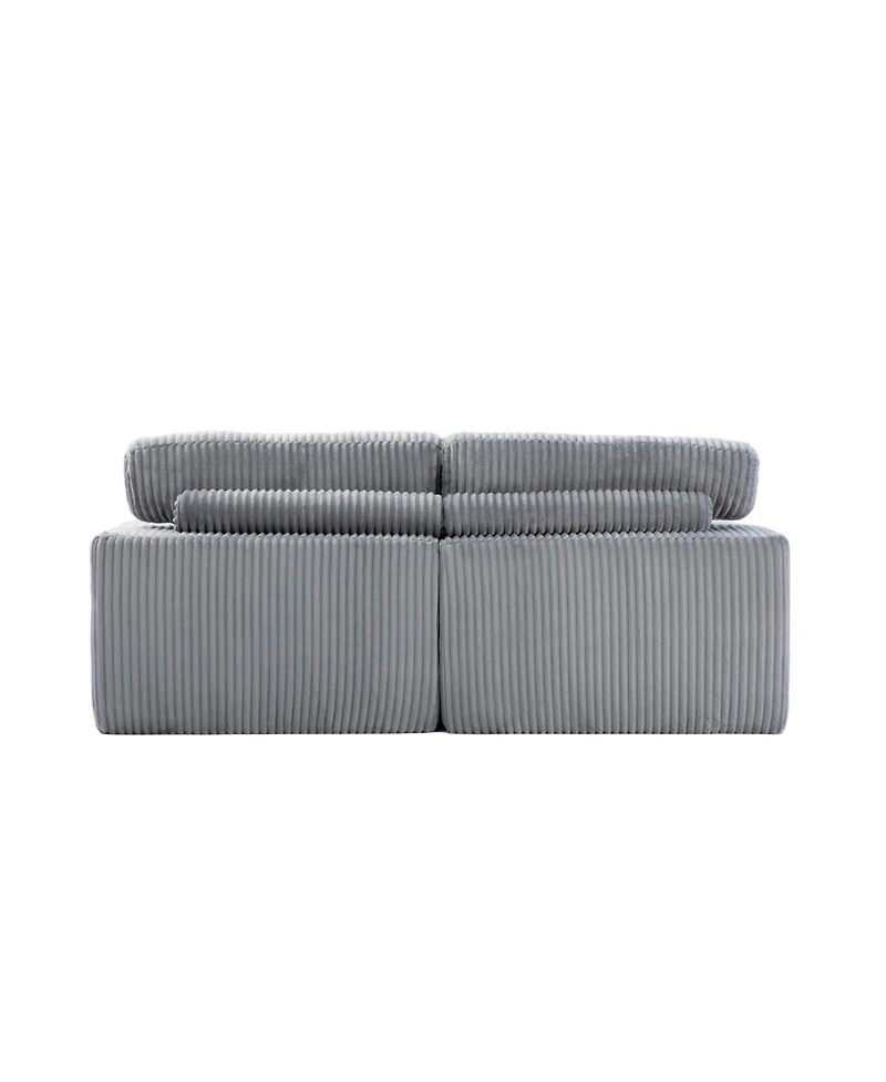 Streamdale Furniture Double Chaise Lounge Indoor, Oversized Upholstered Sleeper Cloud Couch