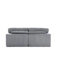 Streamdale Furniture Double Chaise Lounge Indoor, Oversized Upholstered Sleeper Cloud Couch