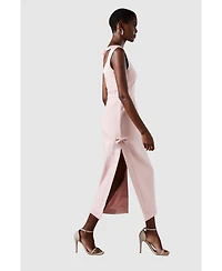 Coast Women's Bow Detail Round Neck Midaxi Dress