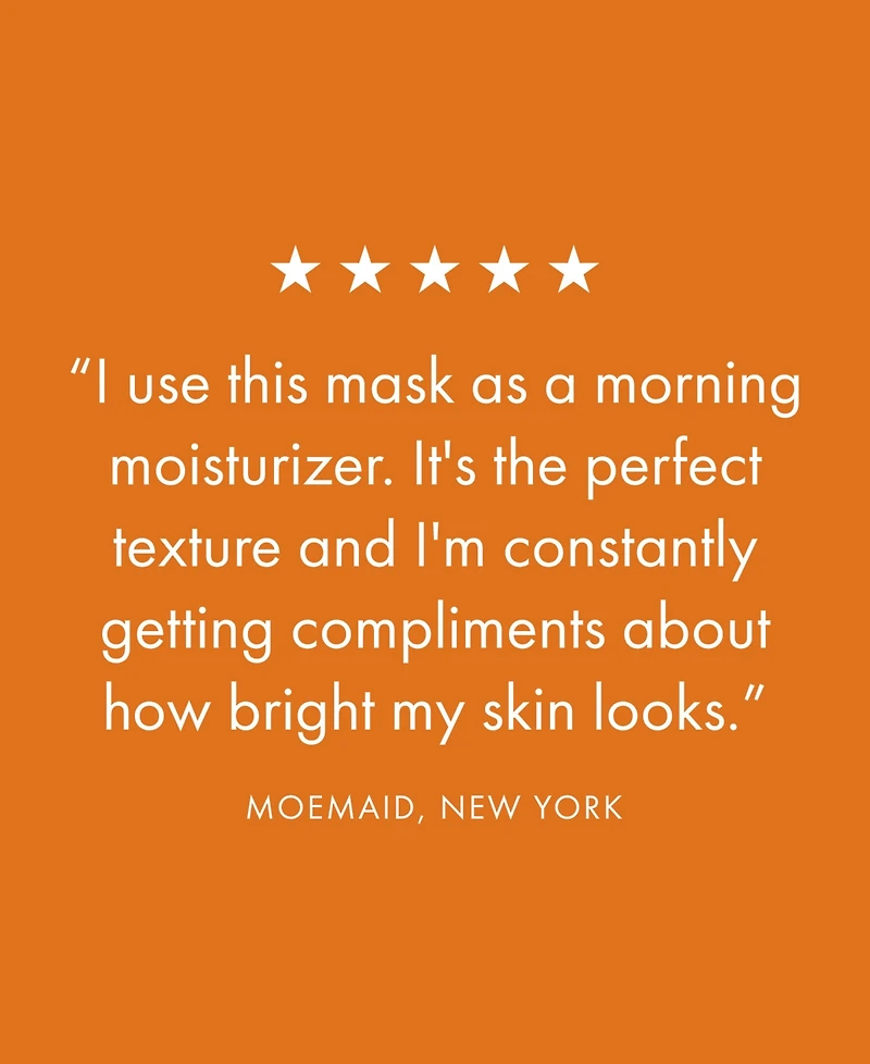 GinZing Glow-Boosting Brightening Face Mask, 2.5 oz.