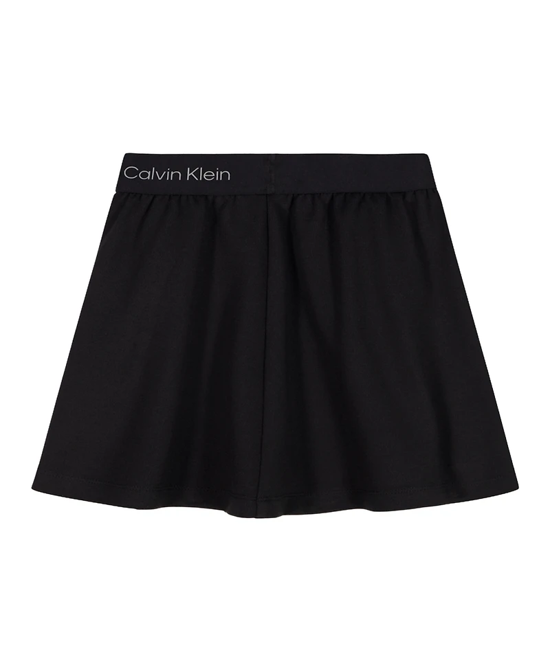 Calvin Klein Girls' 8-16 Punto Pull-On Skirt