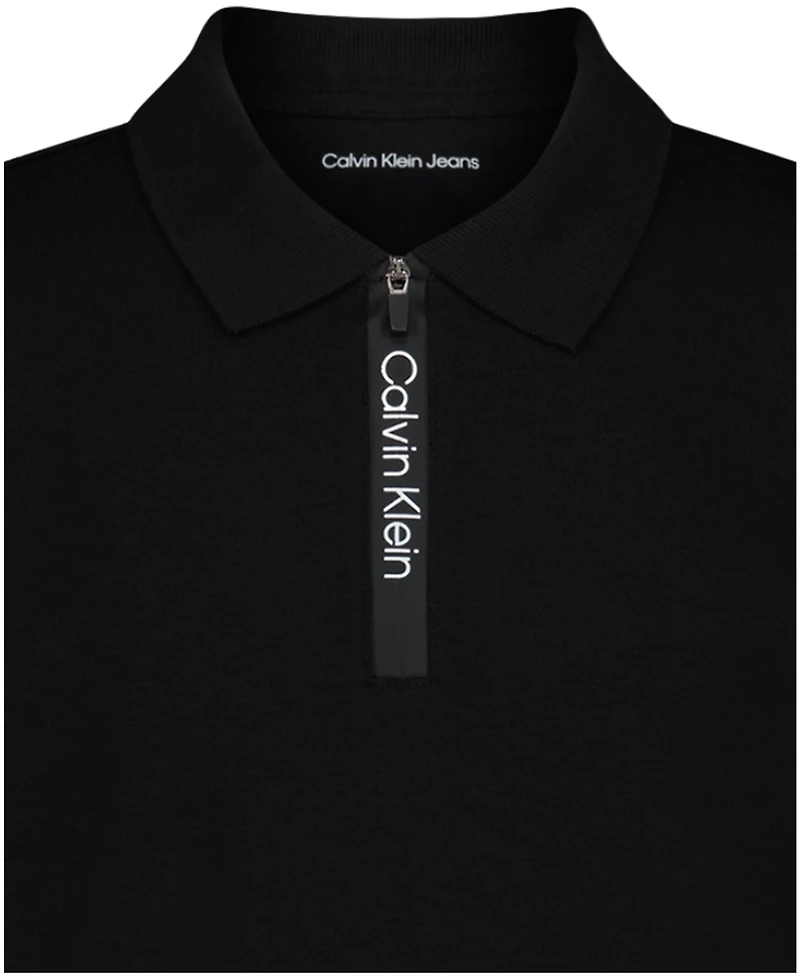 Calvin Klein Boys' 8-20 Short-Sleeve Polo Shirt