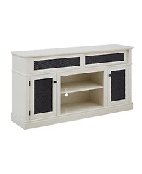 Streamdale Furniture Embossed Pattern Tv Stand with Storage, 58.27"W