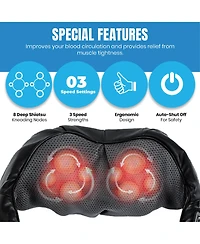 Pursonic Ultimate Recovery Bundle: 3D Shiatsu Back Massager & Heated Foot Spa