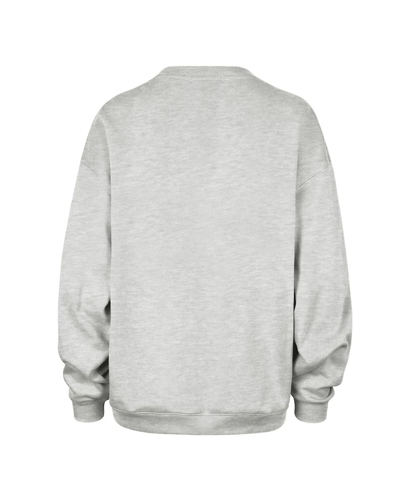 '47 Brand Women's Gray Indiana Hoosiers Icon Fleece Sweatshirt