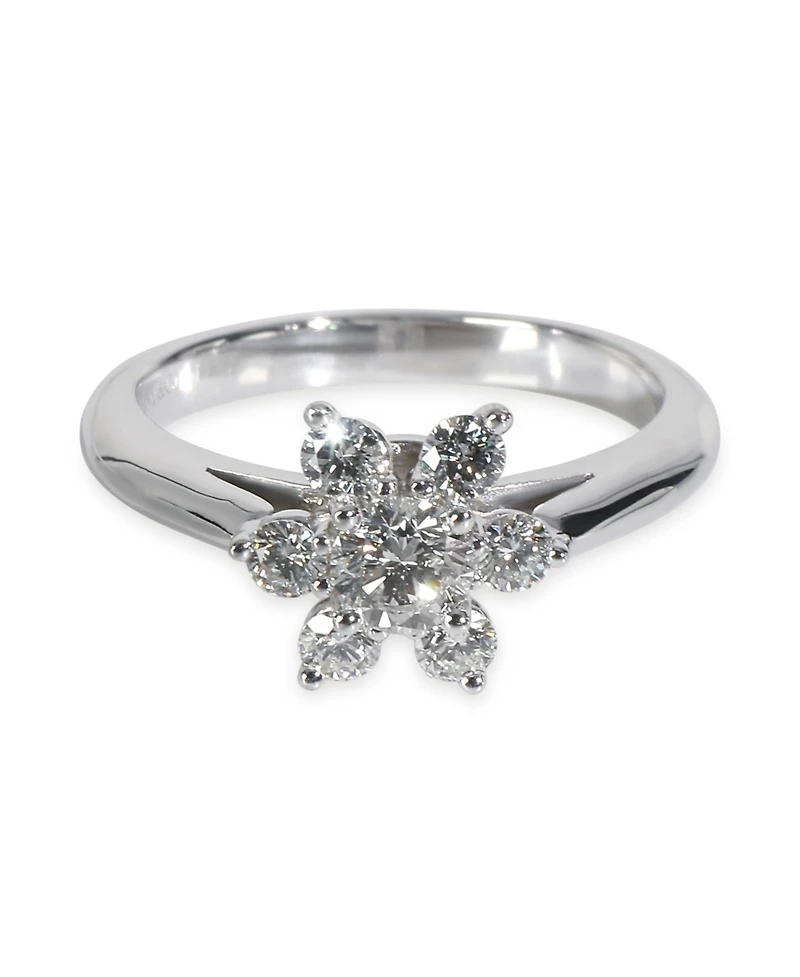 Pre-Owned Tiffany & Co Platinum Diamond Flower Ring