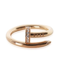 Pre-Owned Cartier Rose Gold Diamond Juste Un Clou Ring