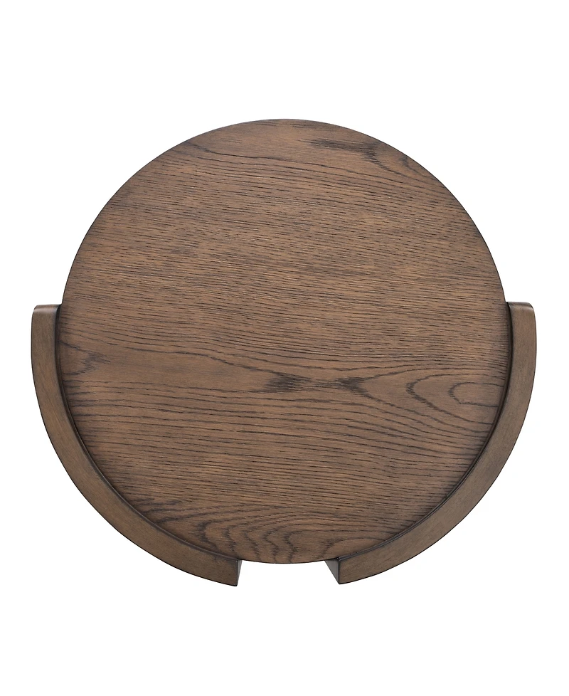 Cayden 24" Veneers Round End Table
