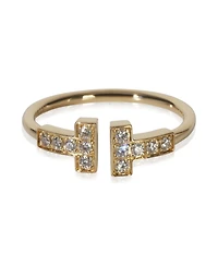 Pre-Owned Tiffany & Co Yellow Gold Diamond Tiffany T Wire Ring