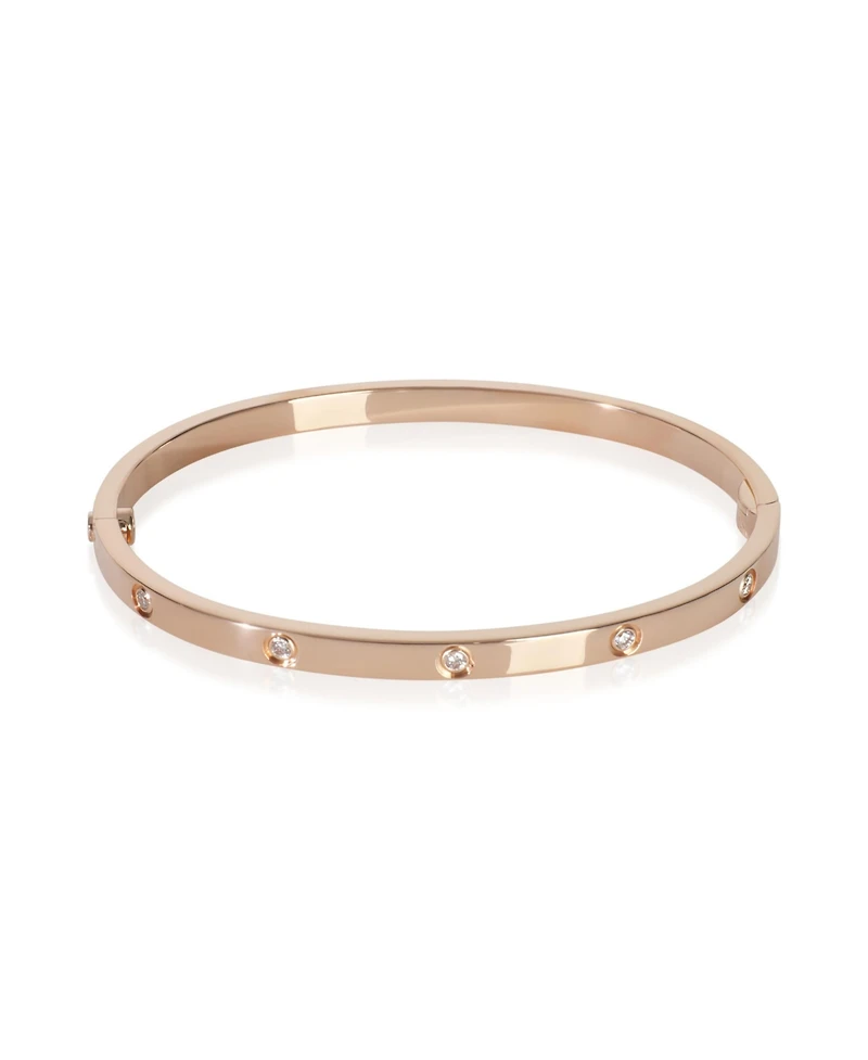 Pre-Owned Cartier Rose Gold Diamond Small Model Love Bracelet
