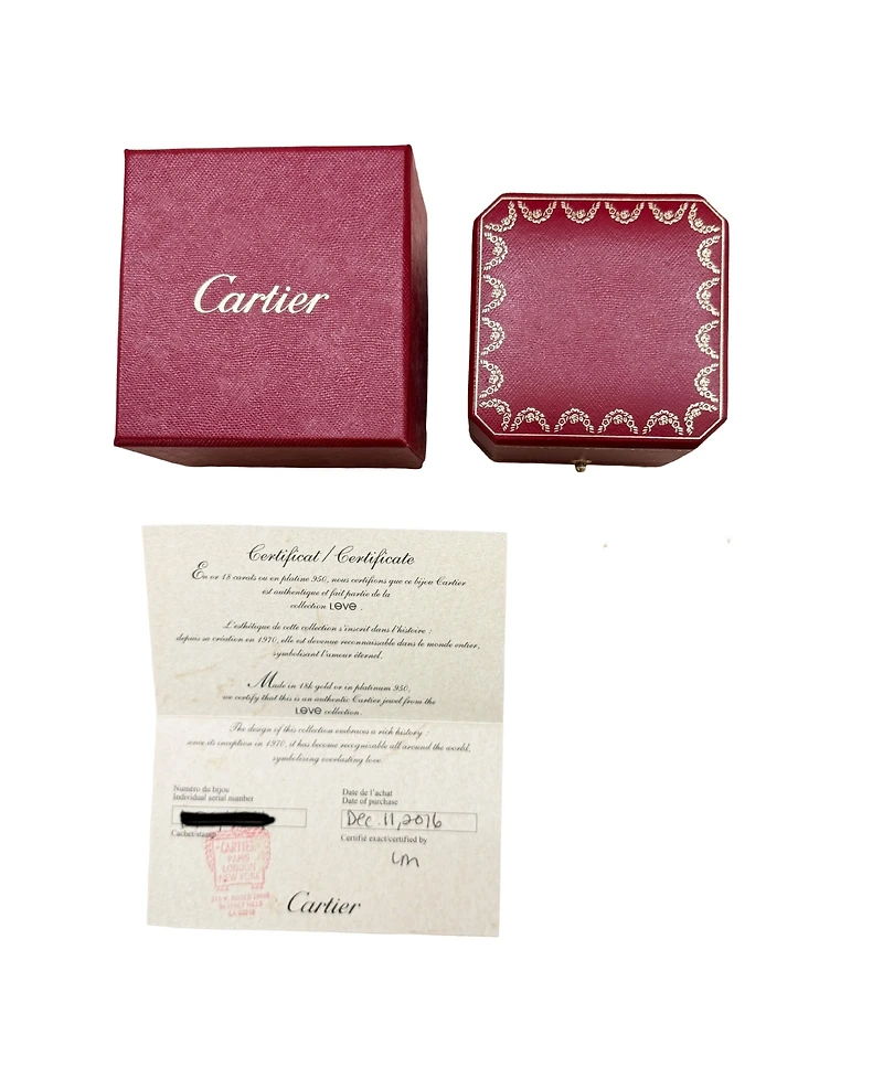 Pre-Owned Cartier Cartier White Gold Small Model Love Ring