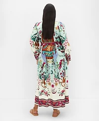 City Chic Women's Ezra Dreamscape Print Maxi Dress