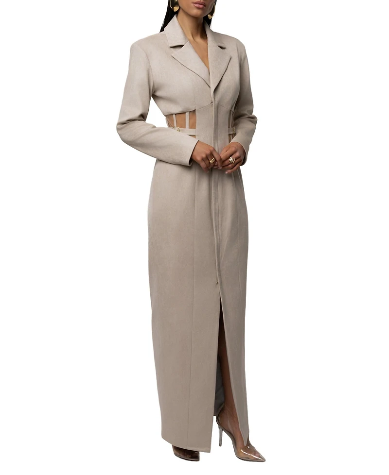 Jluxlabel Women's Toffee Haze Suede Dress